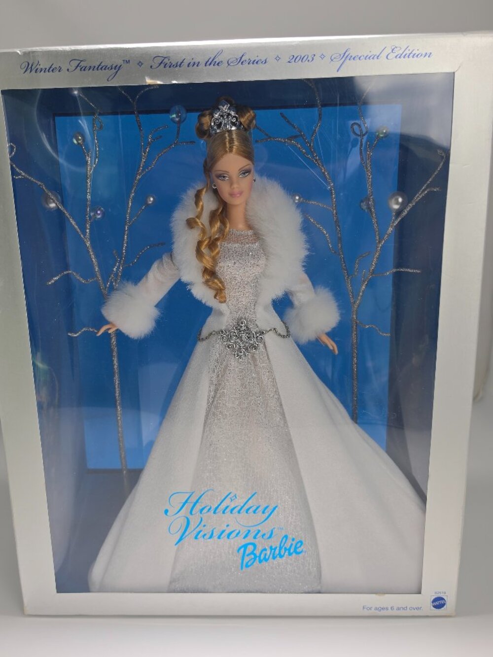 2003 Winter Fantasy Barbie Doll NIB Holiday Visions First in Series B2519